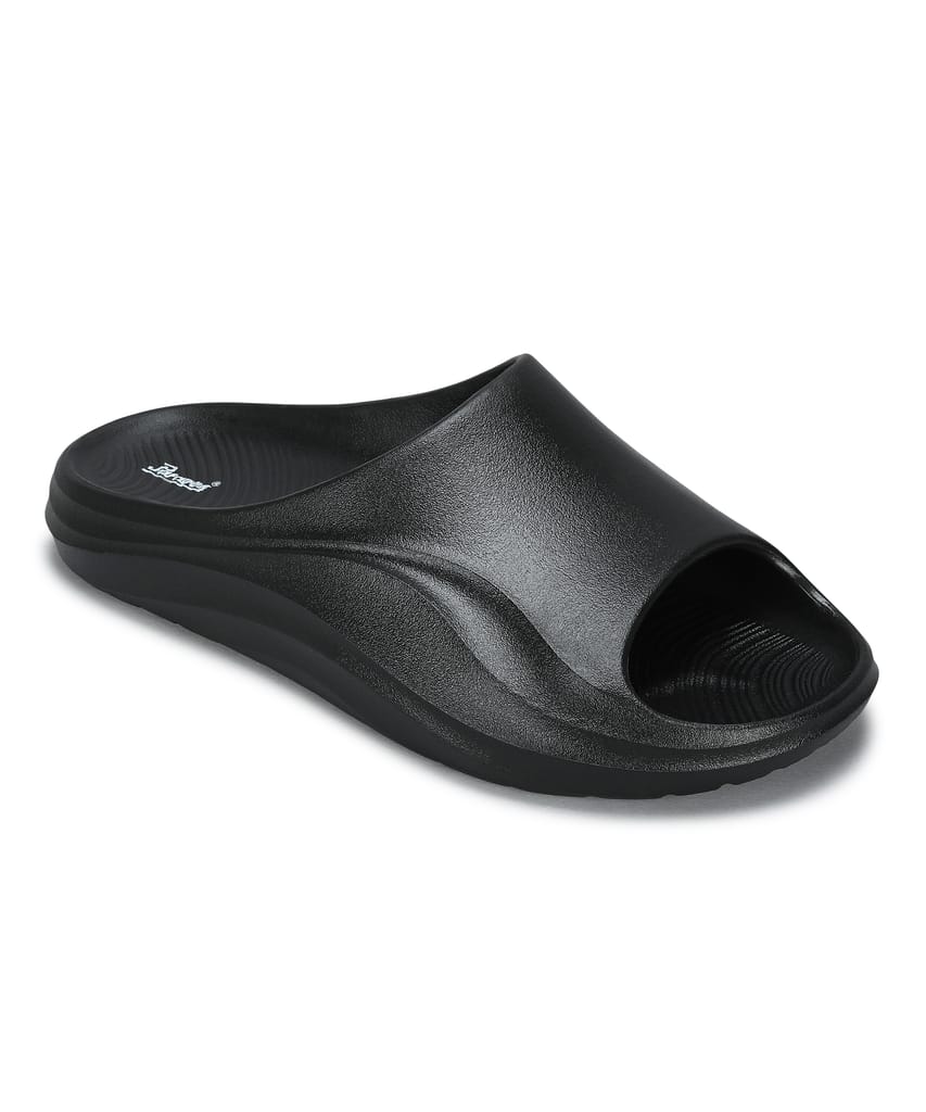 Top Men Paragon Men's Watreproof Black Sliders with Comfortable Anti-Skid Sole 2025 at ShopCircu