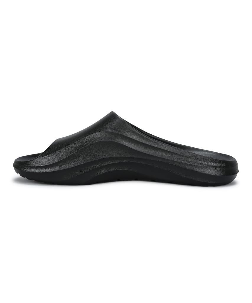 Top Men Paragon Men's Watreproof Black Sliders with Comfortable Anti-Skid Sole 2025 at ShopCircu
