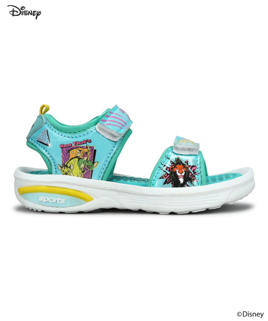 Paragon Disney Kids' Blue Velcro Sandals | Comfortable & Anti-Skid Sole