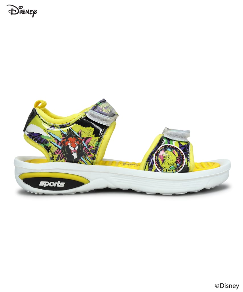 Affordable Kids Paragon Disney Kids' Yellow Velcro Sandals | Comfortable & Anti-Skid Sole 2025 a