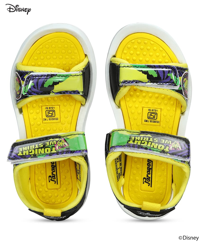 Affordable Kids Paragon Disney Kids' Yellow Velcro Sandals | Comfortable & Anti-Skid Sole 2025 a
