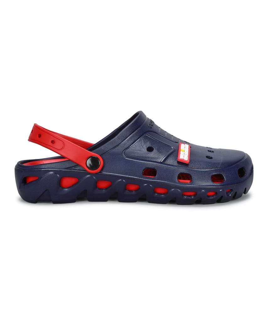 Paragon Men's Slip-on Navy Blue Sandals for Men | Comfortable Sole & Durable