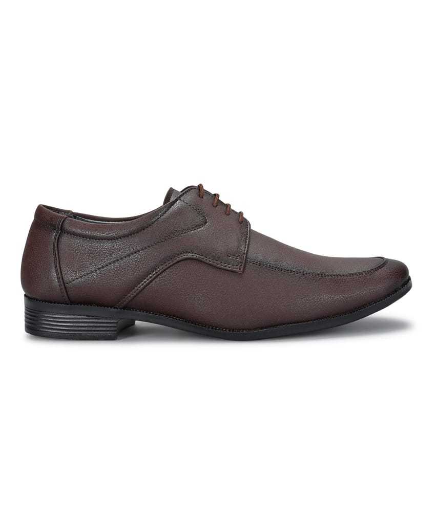 Latest Men Paragon Men's Brown Formal Shoes with Laces| Durable & Sturdy for Outdoor Wear 2025 a