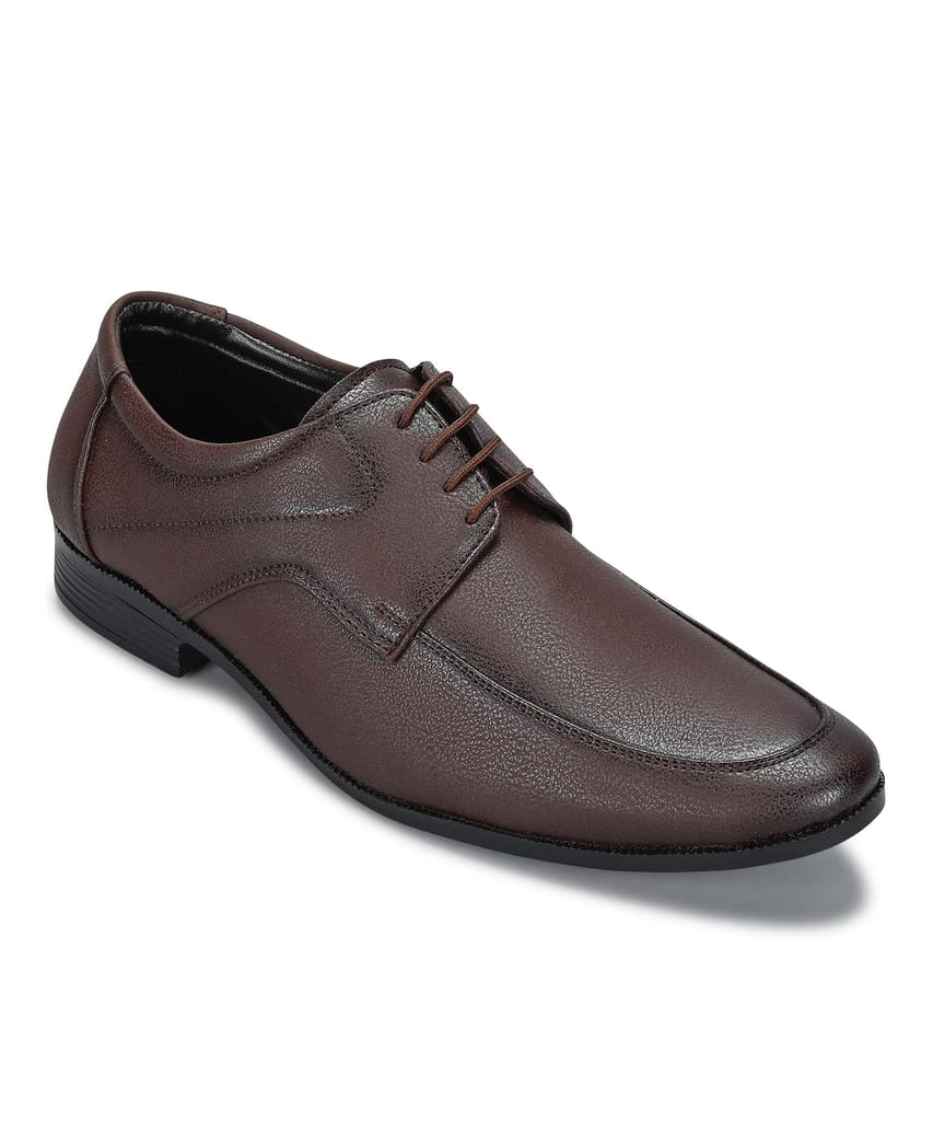 Latest Men Paragon Men's Brown Formal Shoes with Laces| Durable & Sturdy for Outdoor Wear 2025 a