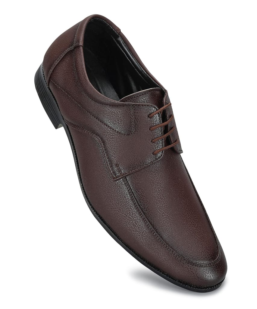 Latest Men Paragon Men's Brown Formal Shoes with Laces| Durable & Sturdy for Outdoor Wear 2025 a