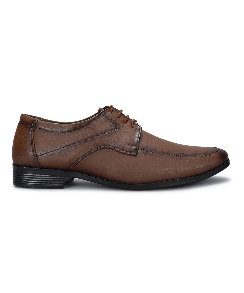 New Men Paragon Men's Tan Formal Shoes with Laces| Durable & Sturdy for Outdoor Wear 2025 at Sho