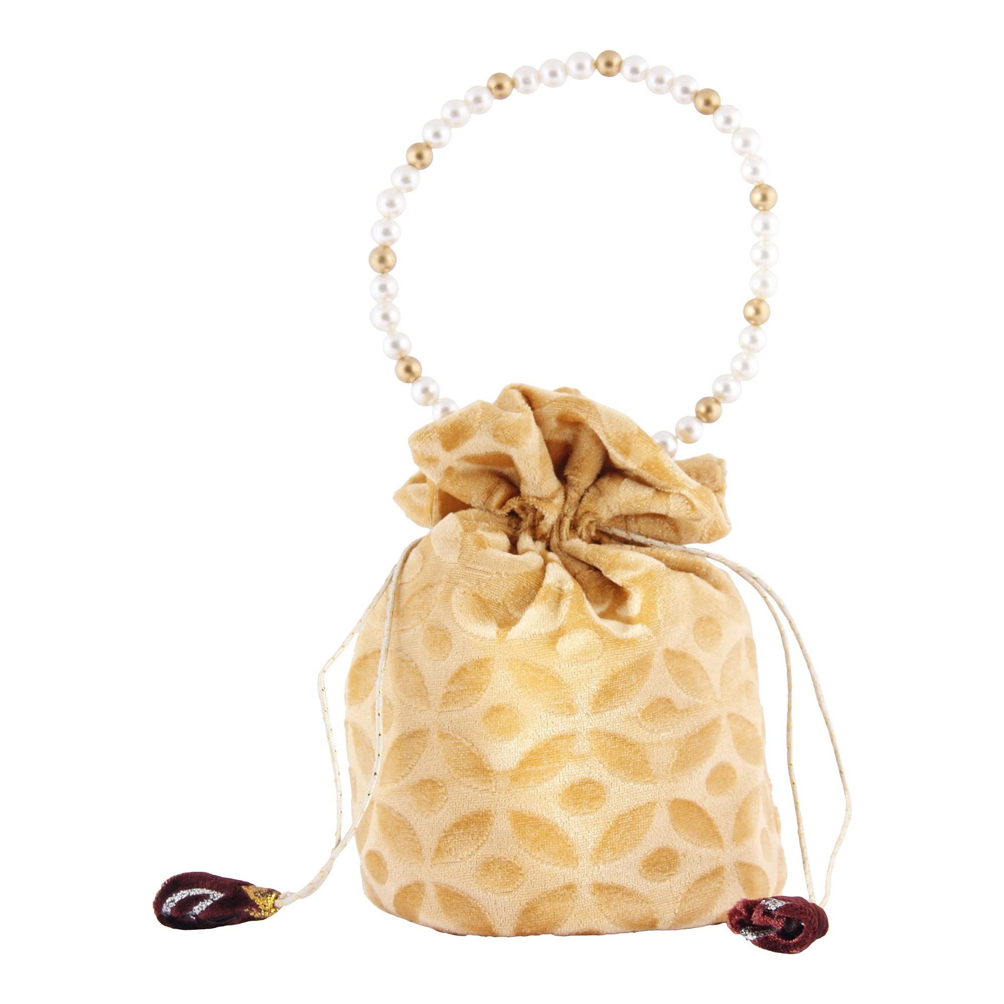 SHREEM Atmanirbhar Bharat Girls and Women Velvet Potlis