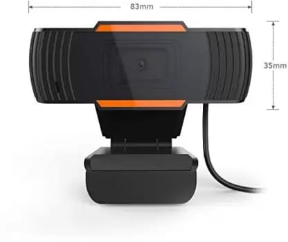 Zebion Vision HD Webcam 720P with Microphone, USB Computer Camera for Live Streaming, Video Calling, Online Teaching, Conferencing, Gaming