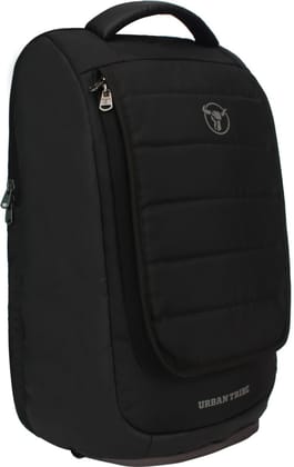 Urban Tribe Laptop Backpack for Men and Women, 15.6 Inch Laptop Backpack, Water Resistant College School Computer Bag with USB Charging Port and Headphone Jack, Black
