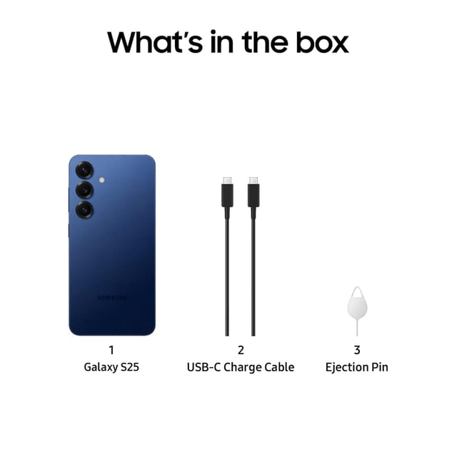 Samsung Galaxy S25 5G (12GB RAM, 256GB Storage)-Navy