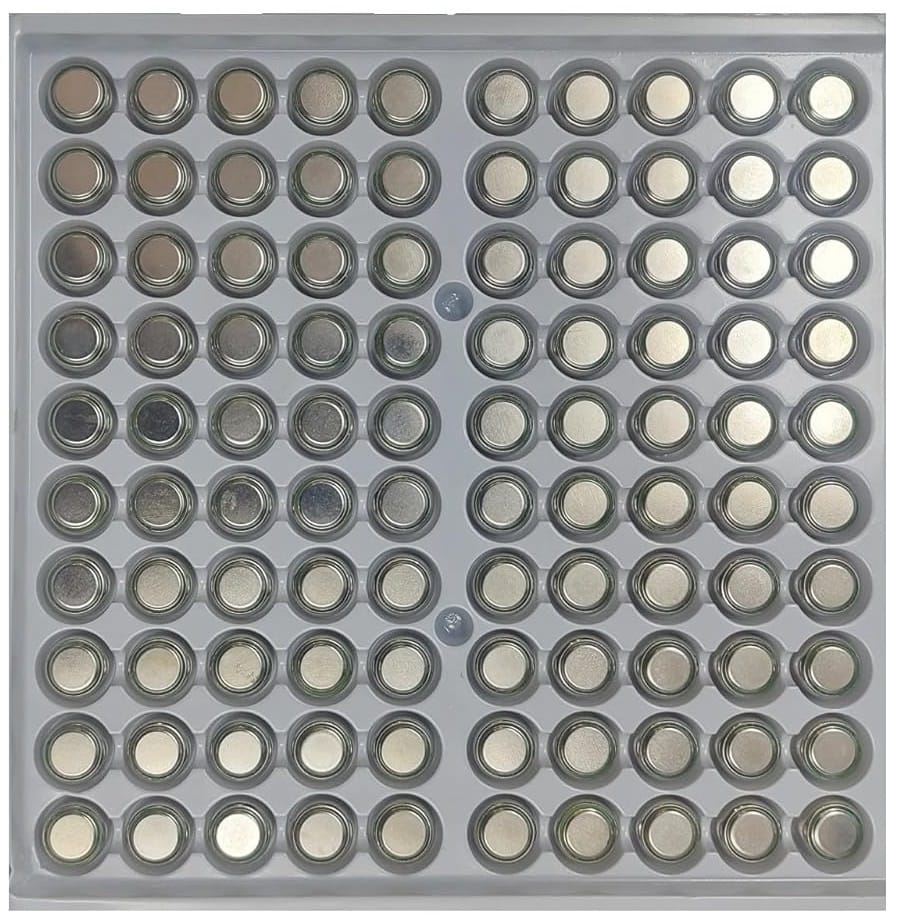 OSTRONE - LR-44-1.5v AG13-Button Battery Cell A76 AG13,G13A/357A/LR44, 157, A74, LR 1154, G13, and L1154. (LR-44, 100 PCs)