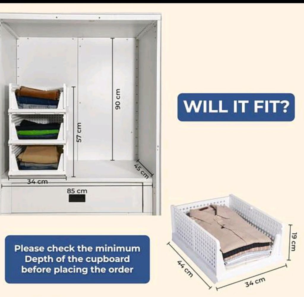 4-Pack Foldable Storage Bins with Lids for Organizing Clothes, Toys, and More