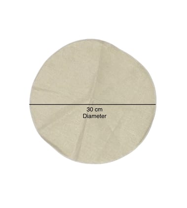 Unbleached Pure cotton Idli Steaming Cloth Pack of 4, 30cm Round, for 3-7 Pit Idli Plates, Momos Steaming