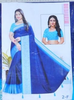 Buy Latest Indian Traditional Saree With Blouse Piece, Saree Fabric:
