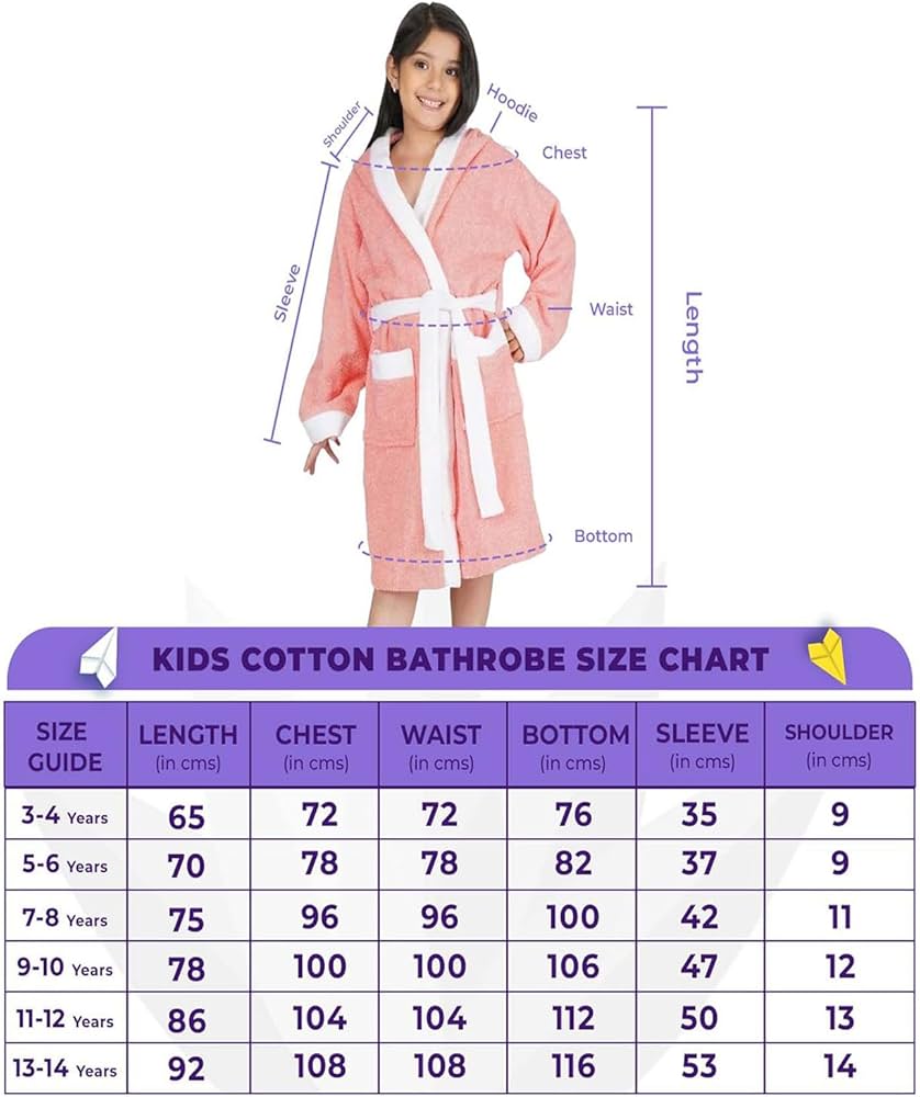 Kids Cotton Bathrobe