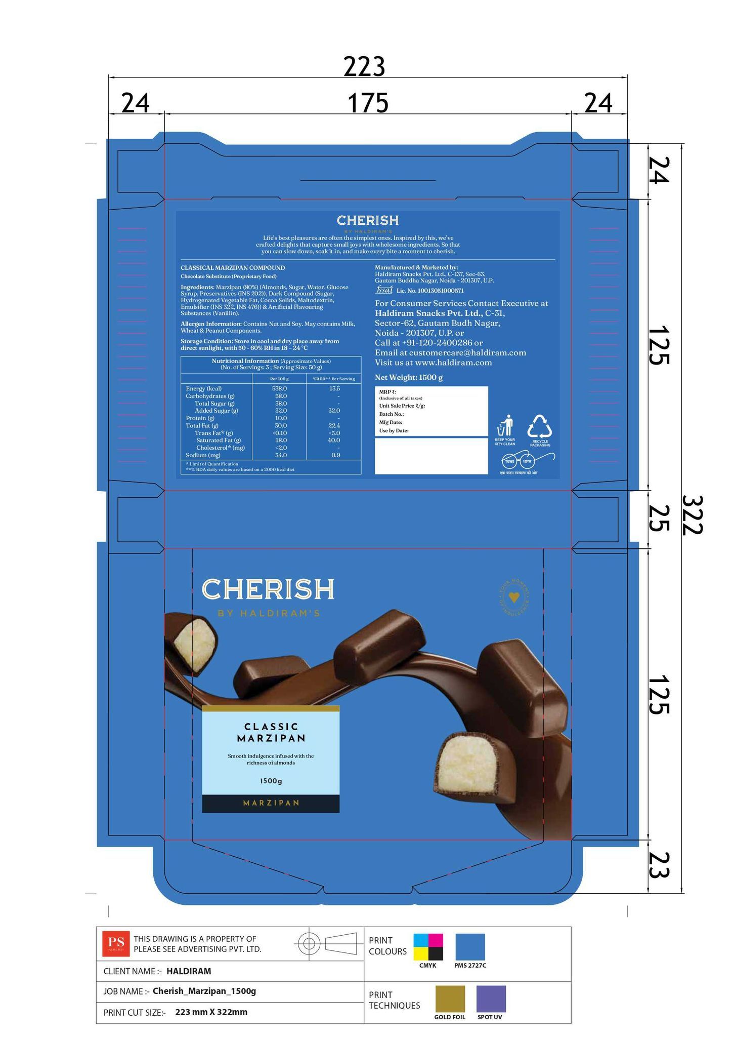 Cherish Classic Marzipan 150g