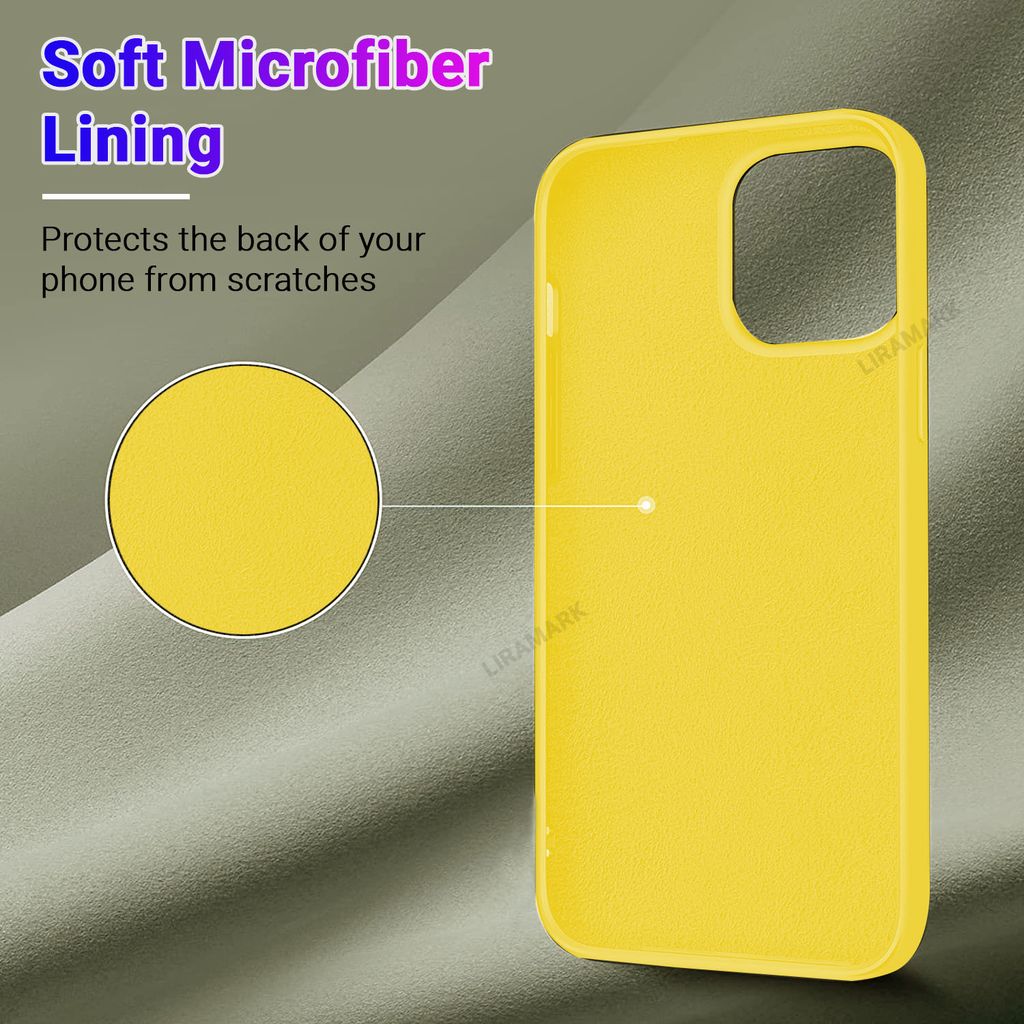 LIRAMARK Liquid Silicone Soft Back Cover Case for Apple iPhone 14 Plus (6.7 inch)