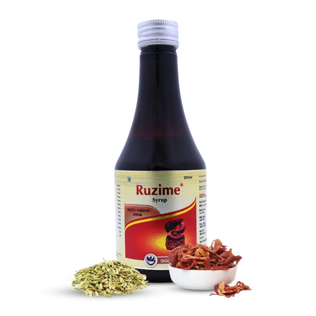 Rhushi Ayurved Ruzime Syrup - Healthy Digestive System