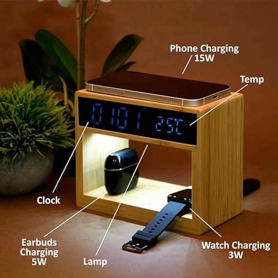 Wangari Cypress 6 in 1 Multifunction Wireless Charging Junction