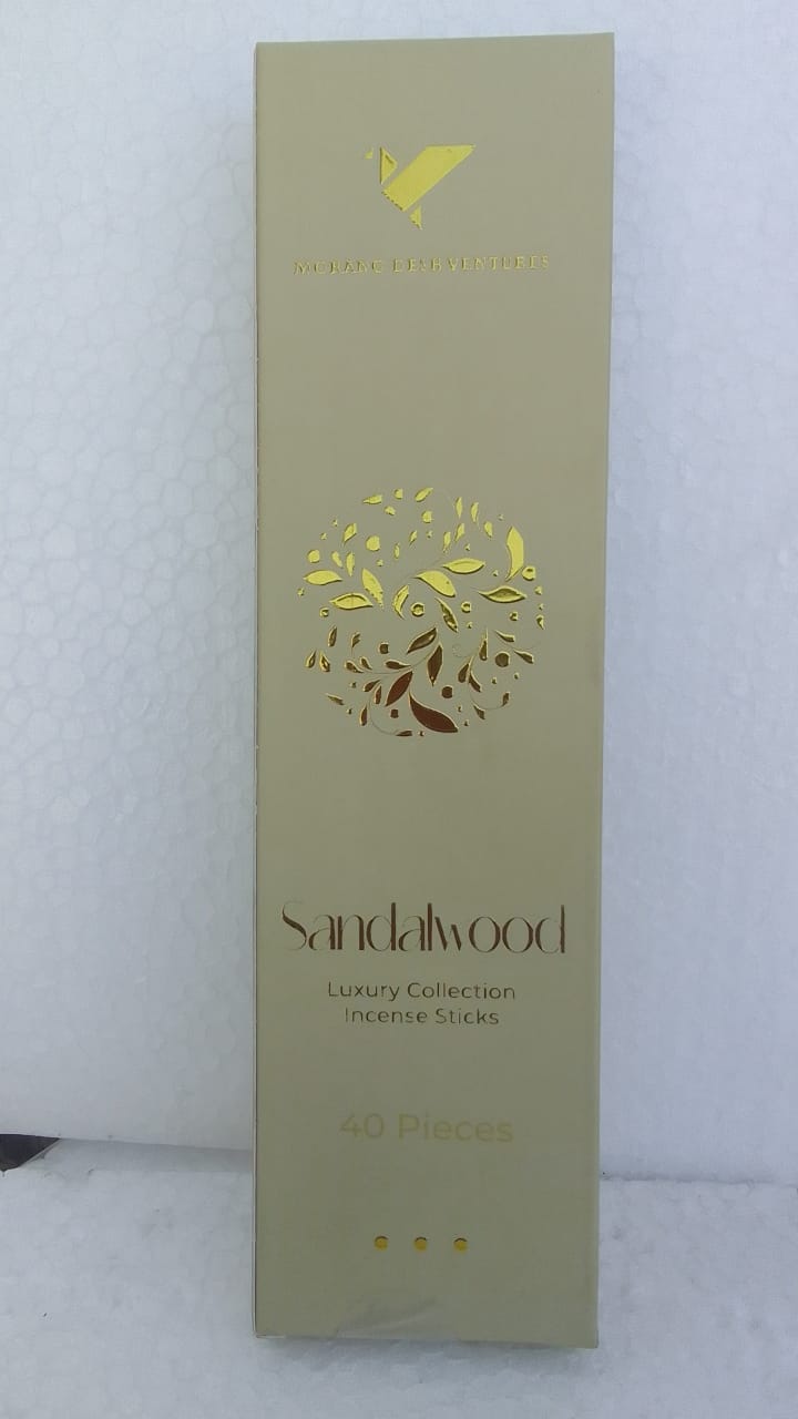 40 Sandalwood Luxury Incense Sticks Indian Agarbatti