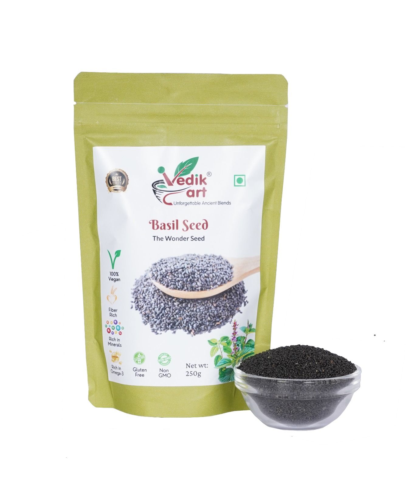 Organic Basil Seeds - 250g