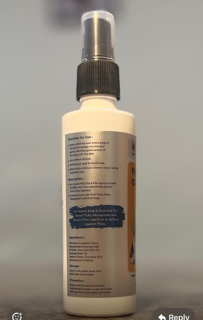 Furgaurd Pro Tick and Flea Spray - Protection against ectoparasites