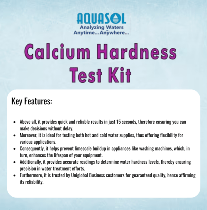 AE202 Aquasol Calcium Hardness Test kit