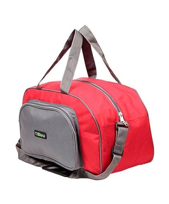 Bleu Big Duffle Bag-Red Grey-Db-302, 30 cm x 50 cm