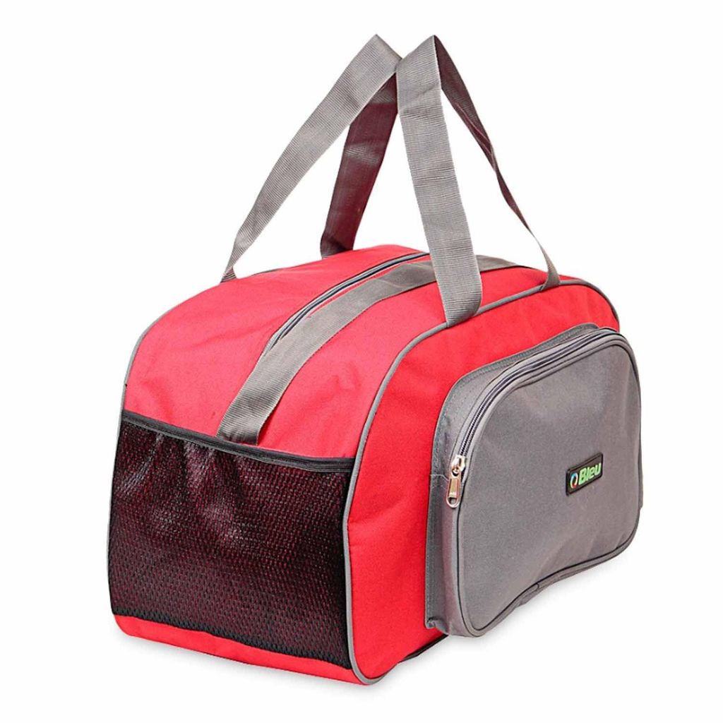 Bleu Big Duffle Bag-Red Grey-Db-302, 30 cm x 50 cm