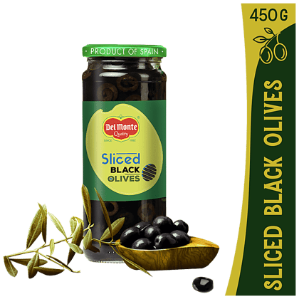 Del Monte Sliced Black Olives, 450 G Jar
