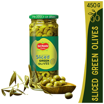 Del Monte Sliced Green Olives, 450 G