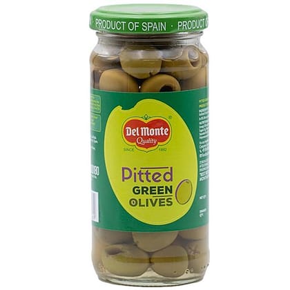 Del Monte Olives, Green Pitted, 235 G