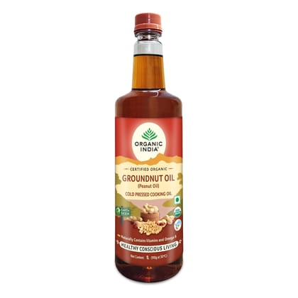 Organic India_Aripl Organic India Aripl Organic Groundnut Oil, 1000 Ml