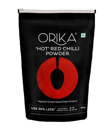 Orika Hot Red Chilli Powder, 200 G