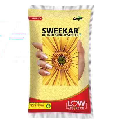 Sweekar Refined Sunflower Oil Lite, 1L