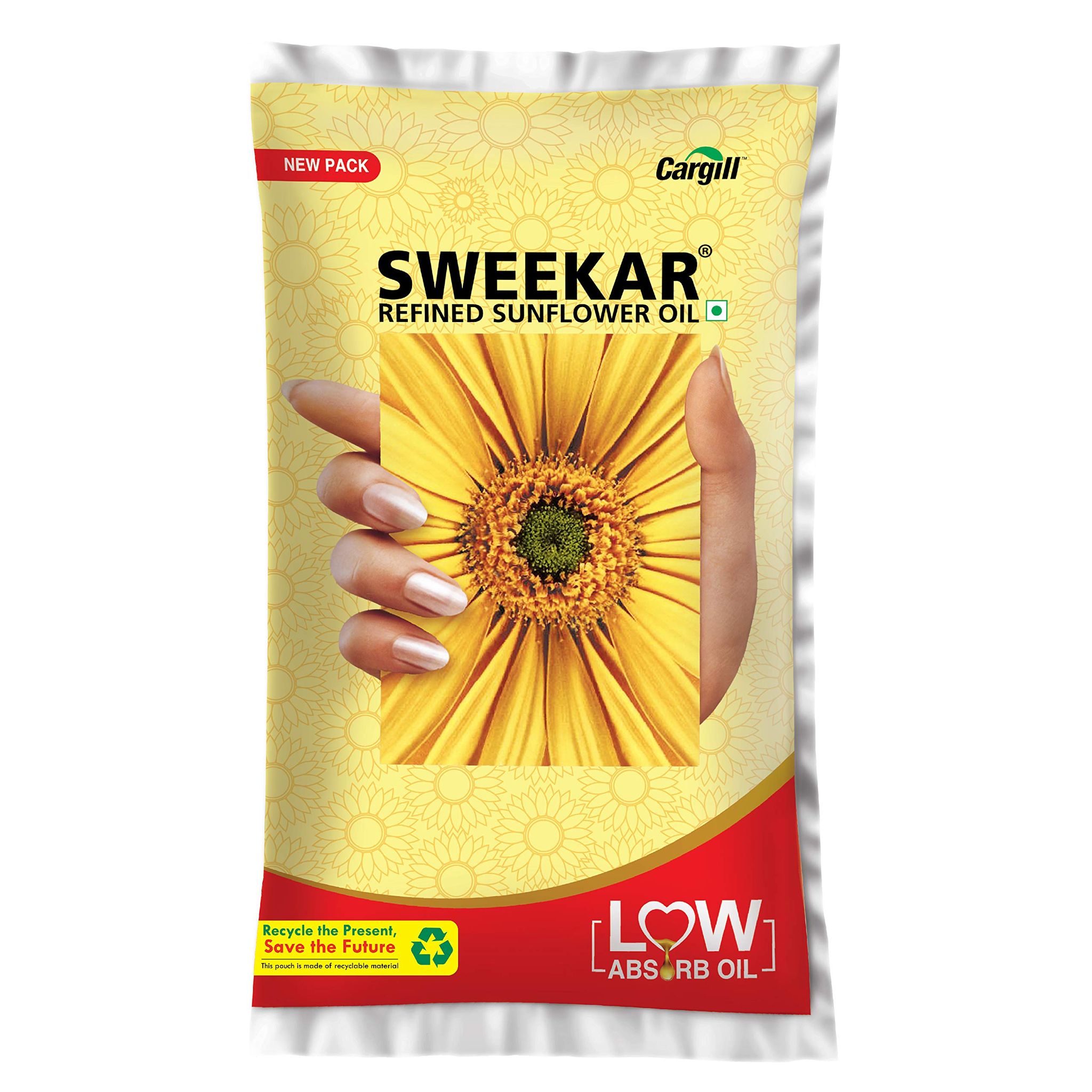 Sweekar Refined Sunflower Oil Lite, 1L