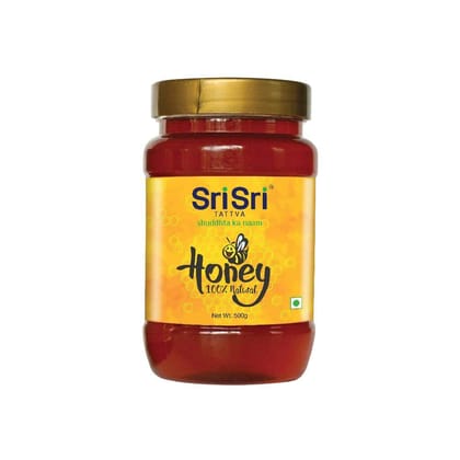 Sri Sri Tattva Shuddhta Ka Naam Sri Sri Tattva Honey, 100% Natural & Pure, 500G (Pack Of 1)