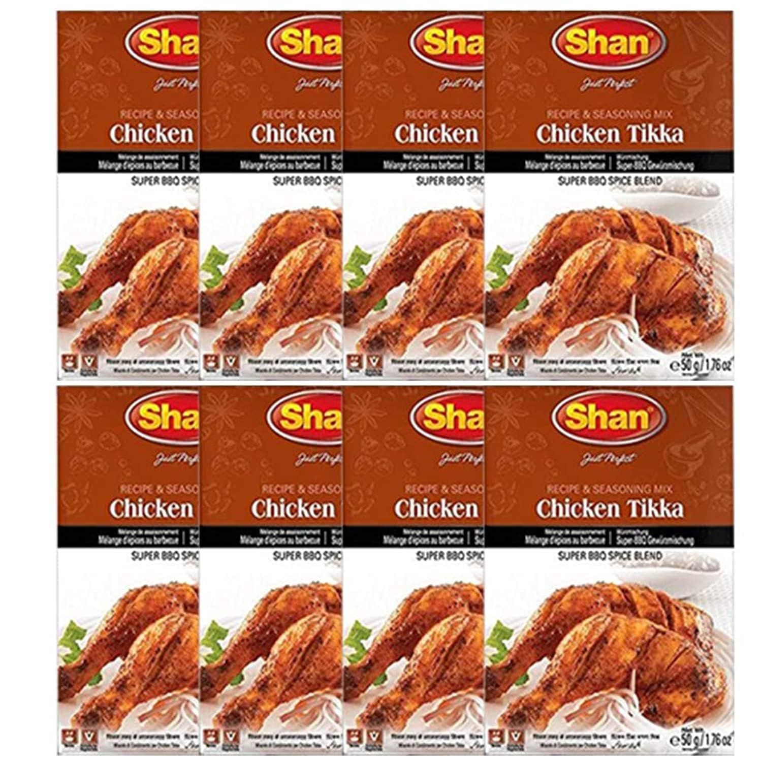 Shans Chicken Tikka Masala, 50G (400G) Pack Of 8 Pcs