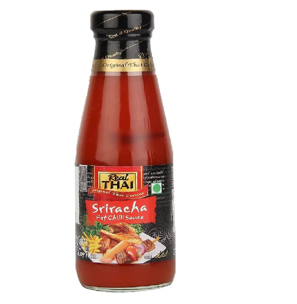 Real Thai Sriracha Chilli Sauce, 180 Ml, Red, 1 Barab23