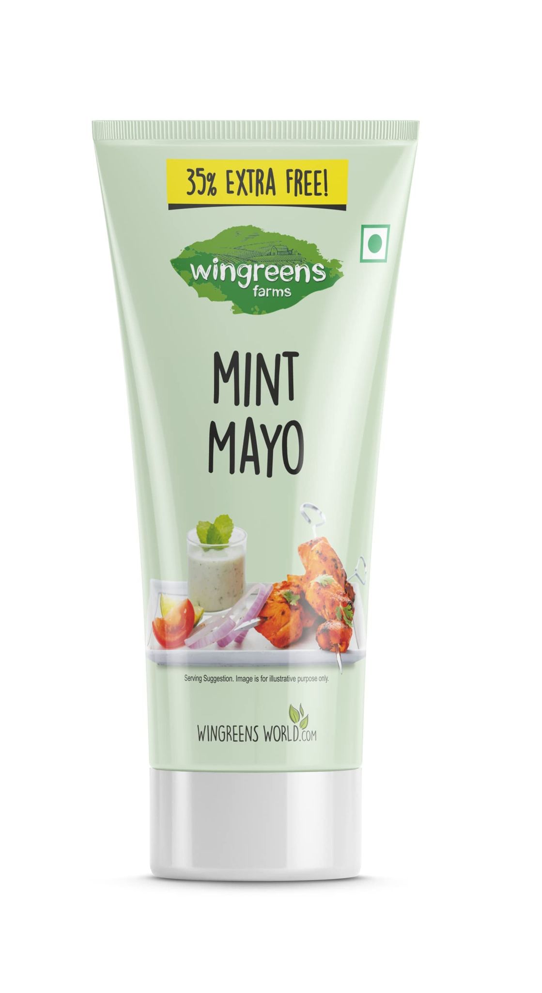 Wingreens Mayonnaise, Mint, 130G Tube