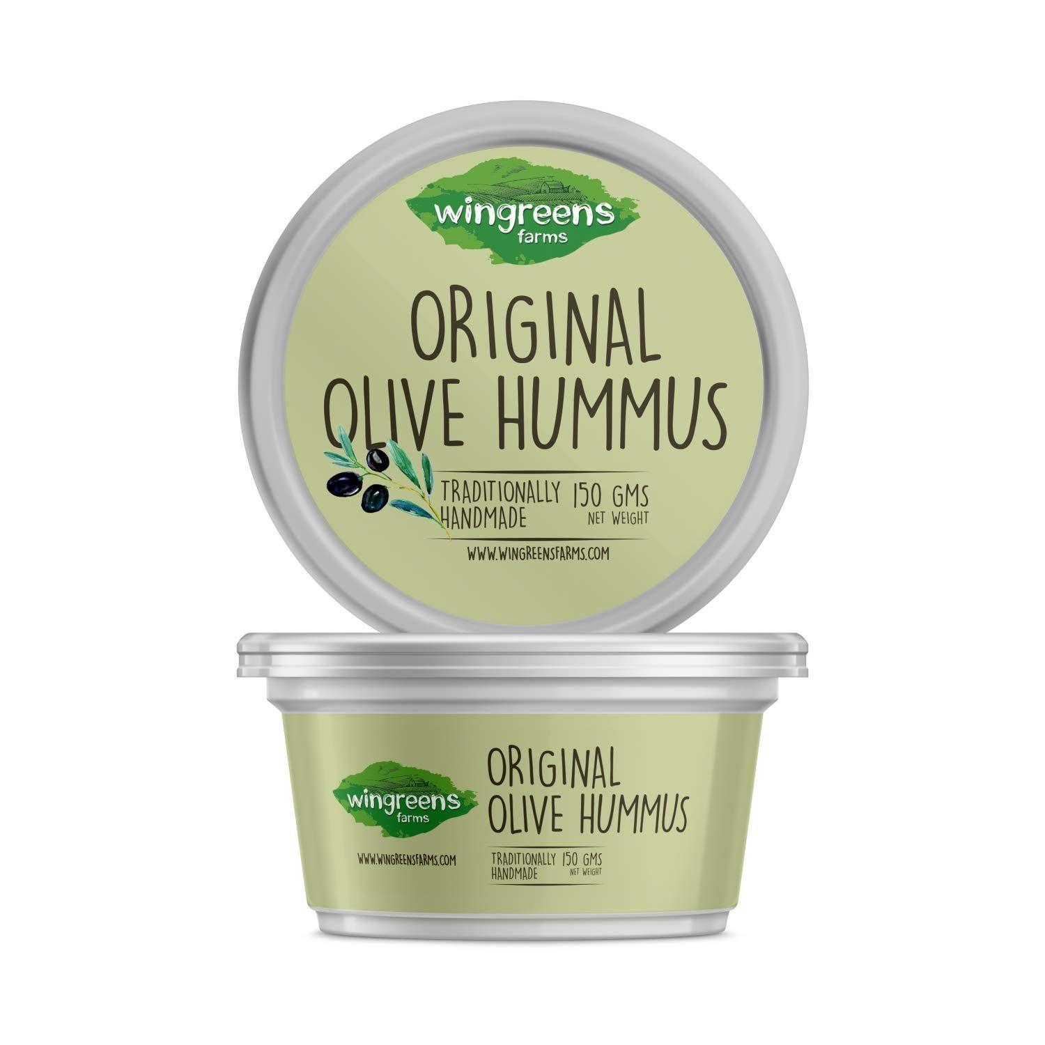 Wingreens Farms Original Olive Hummus, 150 G