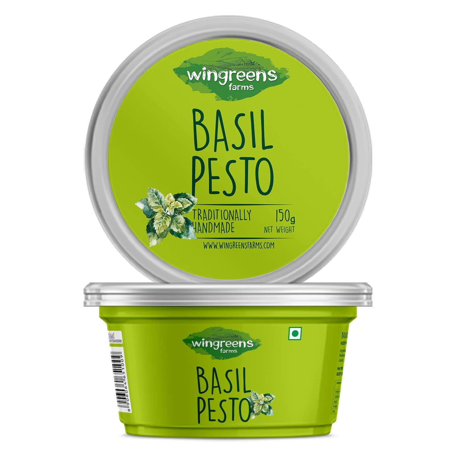 Wingreens Farms Basil Pesto, 150G