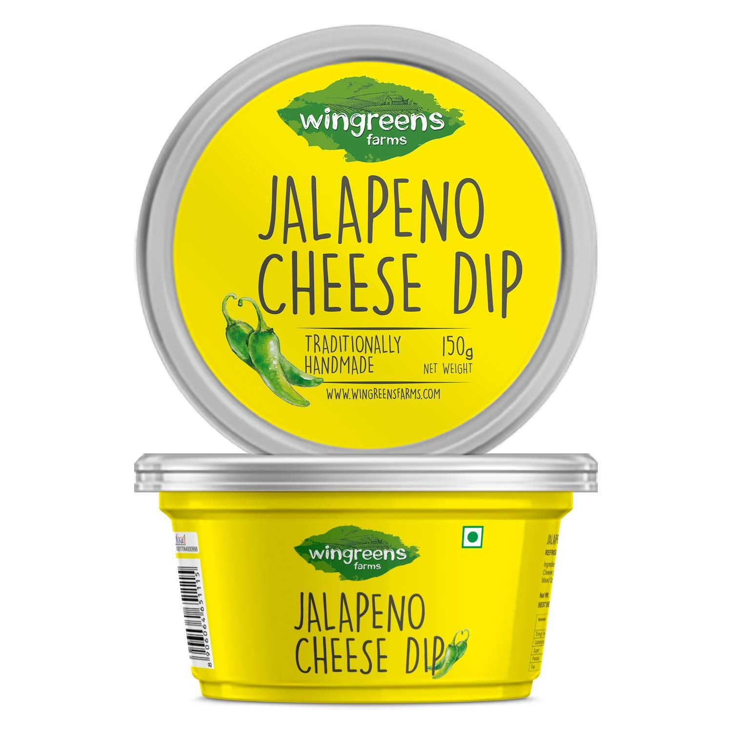 Wingreens Farms Jalapeno Cheese Dip, 150G