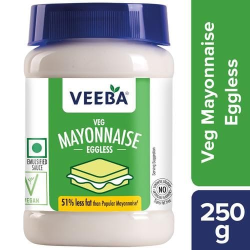 Veeba Veg Mayonnaise Eggless, 250 G
