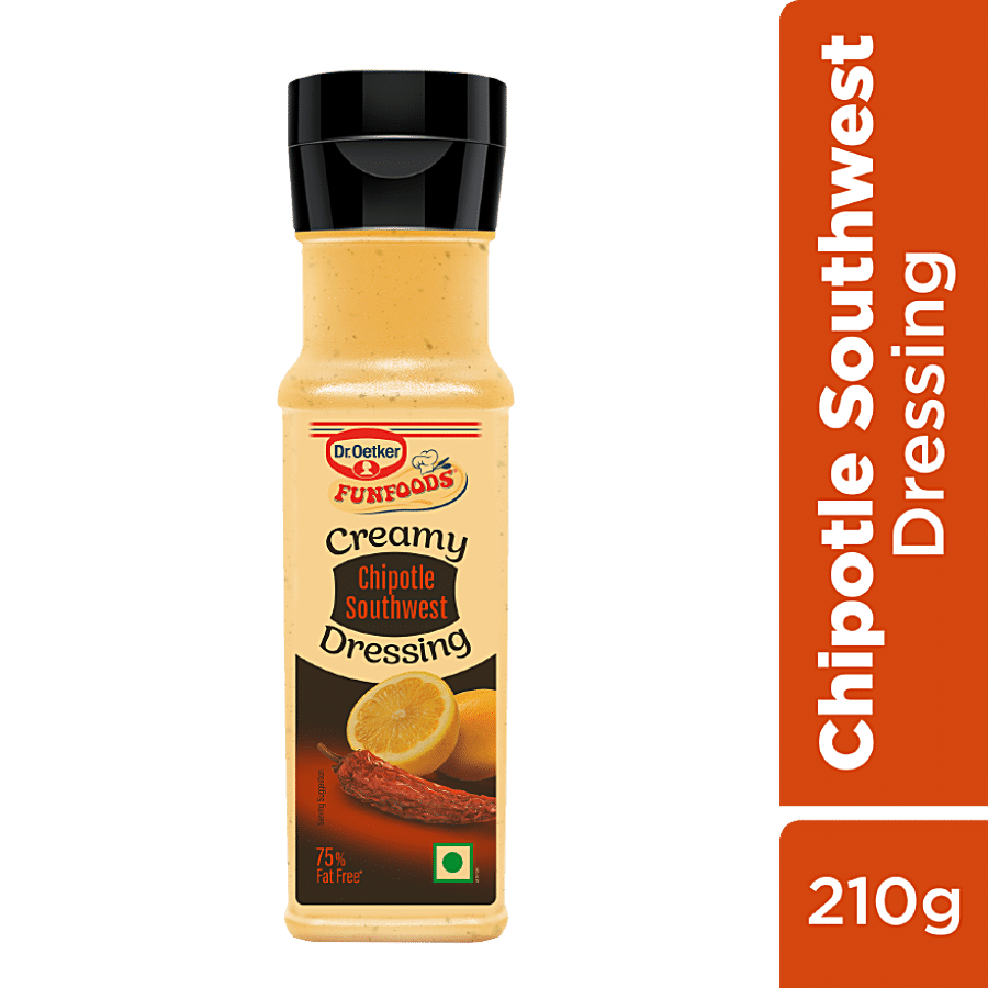 Dr.Oetker Funfoods Dressing, South West, 210 Gm Bottle