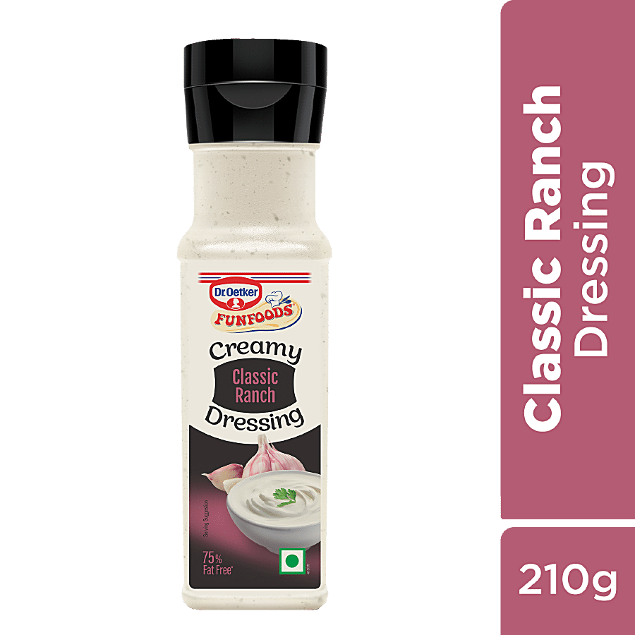Dr. Oetker Funfoods Dressing, Ranch, 210 G Bottle