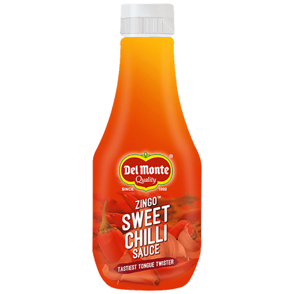 Del Monte Zingo, Sweet Chilli Sauce, 320 G Squeezy Bottle