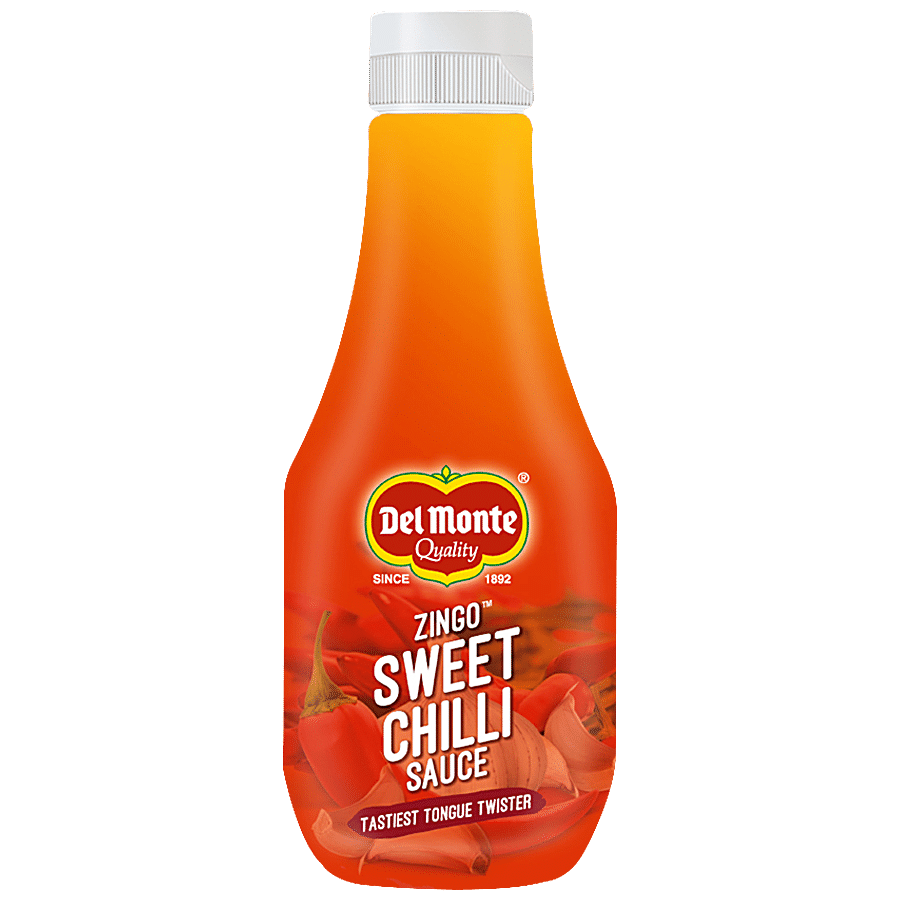 Del Monte Zingo, Sweet Chilli Sauce, 320 G Squeezy Bottle