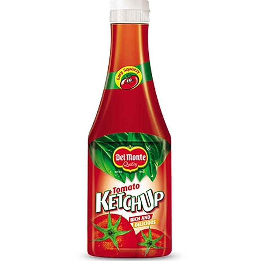 Del Monte Tomato Ketchup, Squeezy, 500 G