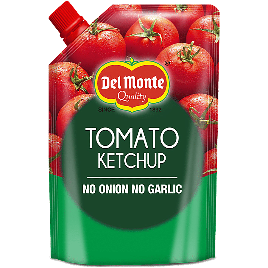 Del Monte Tomato Ketchup, No Onion & No Garlic, 950 G Spout